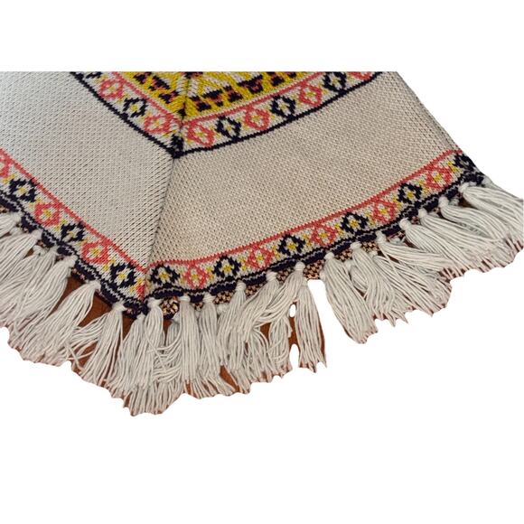 Free People High Life Fair Isle Poncho One Size - Picture 5 of 7